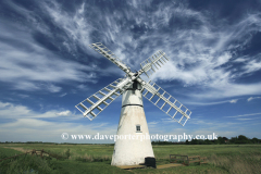 Thurne windmill, river Thurne, Norfolk Broads