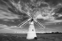 Thurne windmill, river Thurne, Norfolk Broads