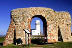 Old Hunstanton lighthouse and St Edmund's Chapel