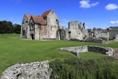 Ruins of Castle Acre Priory, Castle Acre village