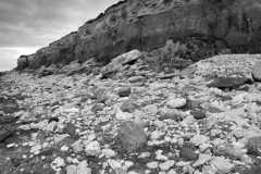 Brownstone and Chalk Cliffs; Hunstanton