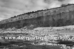 Brownstone and Chalk Cliffs; Hunstanton