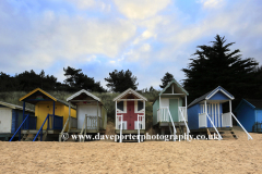 Colourful beachuts on Wells beach