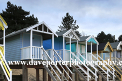 Colourful beachuts on Wells beach