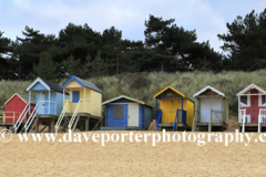 Colourful beachuts on Wells beach