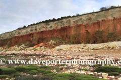 Brownstone and Chalk Cliffs; Hunstanton
