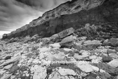 Brownstone and Chalk Cliffs; Hunstanton