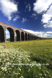 Summer view of the Harringworth Railway Viaduct