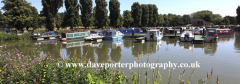 Boating marina, river Nene, Northampton