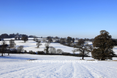 Winter, river Welland Valley, Easton on the Hill