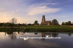 St Mary and All Saints church river Nene, Fotheringhay