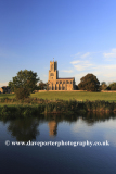 St Mary and all Saints church, river Nene, Fotheringhay
