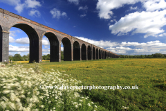 River Welland valley, Harringworth railway viaduct