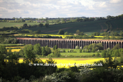 River Welland valley, Harringworth railway viaduct