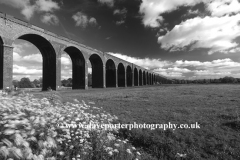 River Welland valley, Harringworth railway viaduct