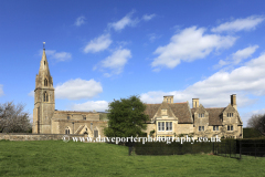 All Saints Church and Pilton Manor, Pilton village