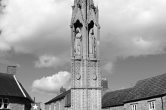 The Queen Eleanor Cross in the village of Geddington