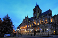 Christmas Lights on the Guildhall, Northampton