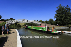 Narrowboats, Grand Union Canal, Braunston village