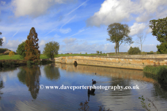Summer; river Nene; Blatherwycke village lake