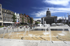 Water fountains, Nottingham city centre
