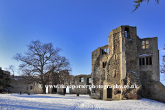 Winter snow, Newark Castle, Newark on Trent