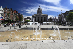 The Council House and infinity pool, Nottingham