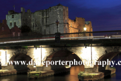 Dusk, the ruins of Newark Castle, Newark on Trent