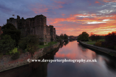 Sunset, Newark on Trent Castle, River Trent