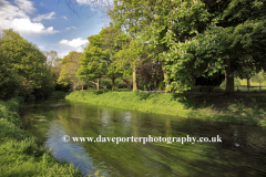 Spring view over the River Idle town of Retford