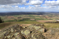 Shropshire plains from the Wrekin Hill hill fort