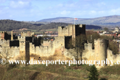 Spring, Ludlow Castle, Ludlow town