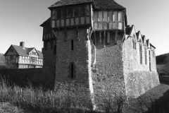 Stokesay Castle manor house, Craven Arms village