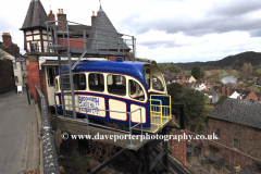 Castle Hill Inland Cliff Railway, Bridgnorth town