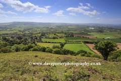 Summer view over the Quantock Hills