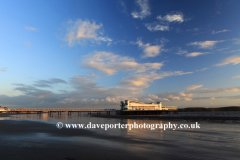 Sunset, Victorian pier at Weston Super Mare