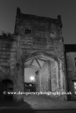 Browns Gate at night, Wells Cathedral