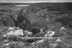 The Limestone cliffs of Cheddar Gorge