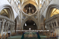 The Main Aisle in Wells Cathedral church