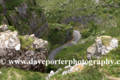 The Limestone cliffs of Cheddar Gorge