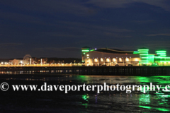 The Victorian pier at night, Weston Super Mare