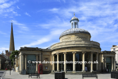 the Cornhill Market building, Bridgwater town
