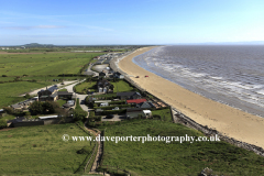 Brean Breach and Berrow Flats from Brean Down