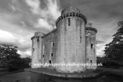 View of the ruins of Nunney Castle, Nunney village