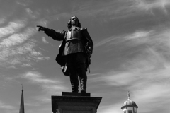 The Robert Blake Statue, Cornhill, Bridgwater