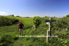 Walker on the Quantock Hills