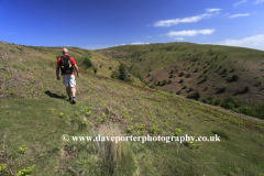 Walker on the Quantock Hills