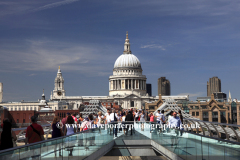 The Millennium Bridge and St. Pauls Cathedral