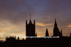 Sunset over The Houses of Parliament