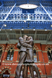 The Lovers statue, St. Pancras railway station